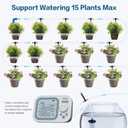 Automatic Plant Waterer Replacement Kit for 15 Potted Plants, Accessories Expansion Set for Auto Drip Irrigation Programmable Self Watering Timer Devices