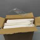 TomVista Large Canvas Clothes Storage Bags with Thick Handles and Clear Window, Foldable Cotton Linen Closet Organizer for Clothing, Blankets and Bedding, 70L, 3 Pack, Beige