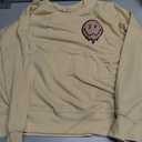 WDIRARA Men's Cartoon Letter Print Round Neck Long Sleeve Sweatshirt Casual Graphic Pullovers Size S