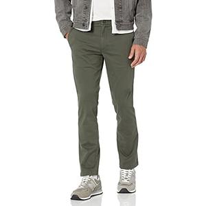 Goodthreads Men's Slim-Fit Washed Comfort Stretch Chino Pant, 28Wx32L