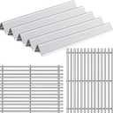 15 9MM Grill Grates Replacement for 7535 7522 Weber Spirit Grill Spirit E-210, S-210, E-200, S-200, Weber Genesis Silver A, Spirit 500, Spirit 200 Series, BBQ Grill Parts Flavorizer Bars Grid