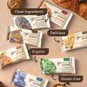 GoMacro MacroBar Organic Vegan Protein Bars - Protein Variety Pack (2.3-2.4 Ounce Bars, 12 Count) (EXP 04/25/27)