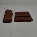 RYB HOME Blackout Curtains for Bedroom, Small Windows Shades Thermal Insulating Privacy Drapes for Living Room Classroom Bathroom Dining, Wide 42 x Long 36 inch, Chocolate Brown, 2 Panels