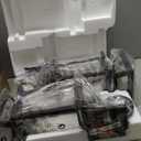 Roravilila 18” Bronze Outdoor Light Fixtures with Dusk to Dawn Sensor 2-Pack, Anti-Rust Aluminum Brown Outside Lights for House Enclosed Bottom Exterior Lighting Scones IP65 Waterproof Wall Lanterns