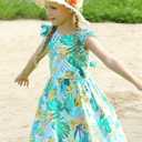 Kid Floral Cotton Girls Dresses Summer Girl Clothes