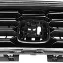 CRV Grill Set - Front Upper Grille & Radiator & Fog Light Cover w/o Hole Kit Compatible with 2023 2024 2025 2026 Honda CRV CR-V LX EX or EX-L Model 1.5L