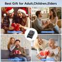 Wireless Induction Speaker 5-in-1 Bluetooth Speaker with Phone Stand, Father's Day Present, Stereo Sound 8 RGB Ambient Light, 360° Rotation Adjustable Desktop Stand for iOS Android