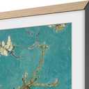 SAMSUNG Modern Teak Frame Customizable Bezel, 55 Inch, 2021 Model