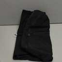 Slouchy Tote Bag Nylon Solid Pleated Handbag Large Hobo Bags for Women Multipockets Crescent Shoulder Bag (Black)