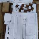 Coffee Table 31.5 in Farmhouse Center Table with X Design Wooden Pedestal for Living Room, Small Square Home Office Tea Accent Table for Dining Room Apartment, Antique White