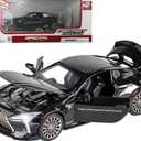 Toy Cars LC500 Model Car 1:32 Diecast Collect Car Toy with Light and Sound Diecast Metal Collectible Model Cars for 3+ Year Old Boys Pull Back Car Gift Toys for Kids Ages 3-8 (Black)