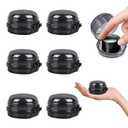 3 x Small Size Gas Stove Knob Safety Covers: 6Pcs Child Proof Stove Covers Diameter 0.1 inches, Non-Universal Compact Size Baby Proof Oven knobs Locks for Only Height Under 1.5" (Black)