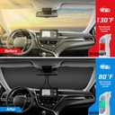 ARISMOTOR Windshield Sun Shade for Mazda CX-50 2023-2025 2026, Custom Fit Foldable Front Window Sunshade Sun Visor Protector, Block UV Rays Keep Your Car Cooler