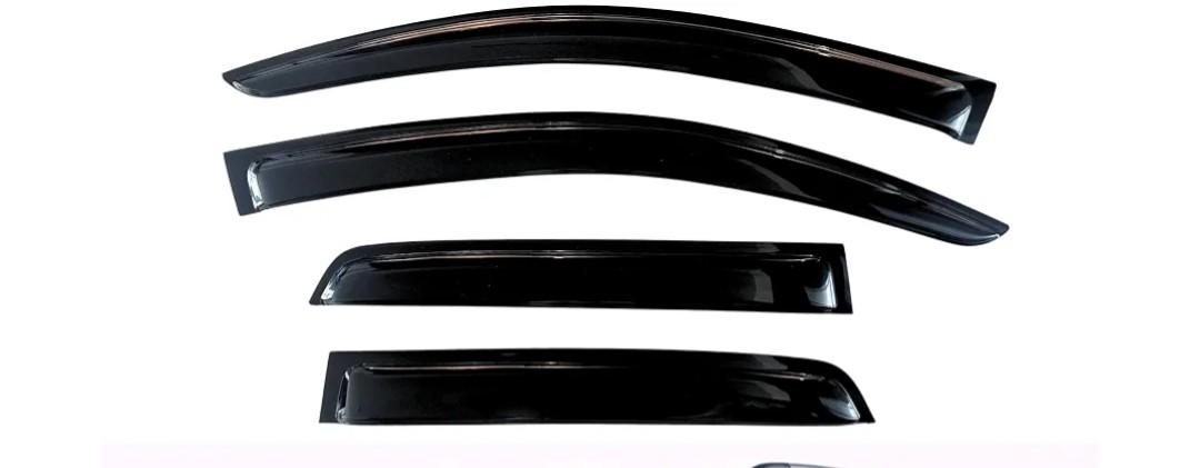 Rain Guards for Buick Encore 2013-2022/Chevrolet (Chevy) Trax 2014-2022, Tape-on Side Window Deflectors for Chevrolet Trax, Window Visors for Chevrolet Cars, for Chevrolet Car Accessories, 4 pcs