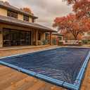 Inground Pool Winter Cover, Fits 15’ x 24’ Rectangle, Solid Blue – Superior Strength & Durability, Treated for UV Protection, WC1524RE, 15' X 24'