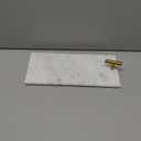 Guest Towel Holder Tray for Bathroom - White Marble-Tray - Napkin Holder for-Bathroom - Paper Hand Towel Holder.