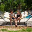 Hammocks for Outside with Stand Included, Beige