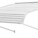 VEVOR Aluminum Awning 48 x 42 in, Durable Window Awning Door Canopy, Lightweight and Stable Aluminum Exterior Awnings Rain Snow Sunlight Protection for Door Entrance Windows Patio Porch