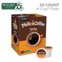 Philz Coffee Tesora K-Cup Pod Coffee, Single Serve Keurig K-Cup Pods, Medium Roast Coffee, 20 count (EXP 09/19/27)