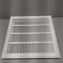 Howeall 16"W x 16"H [Duct Opening Size] Steel Return Air Filter Grille - Removable Face/Door for 1 inch Filters -HVAC Vent Cover Grill - White [Outer Dimensions: 18 5/8"W X 18 5/8"H]