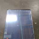 LOAAO 24X30 Inch Brushed Nickel Bathroom Mirror, Rounded Rectangle Silver Metal Frame Mirror, Brushed Nickel, Anti-Rust, Shatter Proof, Hangs Horizontally or Vertically