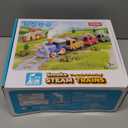 Train Set for Toddlers w/Steam, Music & Lights - First Choo Choo Train for Toddlers, Electric Train Set for Kids, Magnetic Train Toys, Christmas Birthday Gifts for Boys Girls