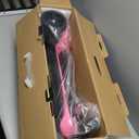 24V Electric Scooter for Kids w/150W Powerful Motor, Thumb Throttle, LCD Screen, Bluetooth, Light-Up Stem Deck & Wheels, 3 Adjustable Heights, 5MPH Safe Speed, 3 Wheel Electric Scooter for Kids (Pink)