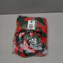 IWNTWY Christmas Garland, Artificial Red Flowers with Berries and Holly Leaves Garland for Indoor Outdoor Christmas New Year Home Tables Centerpieces Decorations