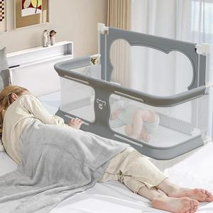 JWPEHOE 3 in 1 Baby Bassinet Bedside Sleeper Portable Crib, Co-Sleeping Baby Bed, Playpen, Suitable for Twin, Full, King & Queen Size Bed (47.3 Inch)