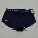 Under Armour Women's Play Up 3.0 Shorts (Medium, Navy)