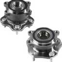 2pcs 512388 Rear Wheel Hub Bearing Assembly Fits for Nissan Altima 2007-2018, for Maxima 2009-2019, for Murano 2015-2016, for Pathfinder 2013-2019, 5 Lug w/ABS