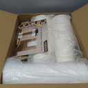 Ginkgo 100 Pack 12 oz Leak-Proof Coffee Cups with Lids and Sleeves Disposable To Go Hot Travel Paper Cups, Hot Chocolate, Cocoa, Coffee Bar Accessories