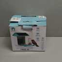 Smart Bird Feeder with Camera-AI Identify 11,000+ Species, 2K HD Auto Capture Birds Video & 64G TF Card, Solar-Powered Wireless Outdoor Design, Birdhouse with Built-in Two-Way Microphone (Light Blue)