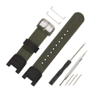 25mm Nylon strap Compatible with Casio SGW-100/SGW-200/GW-3000B/GW-3500B Leather watch band