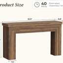 54 Inch Entryway Table, Rectangular Console Table for Living Room
Farmhouse Sofa Table Behind the Couch, Long for Entrance, Hallway, Foyer, Rustic Brown, 11.8"D x 53.9"W x 33.5"H