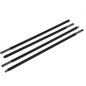 X AUTOHAUX 4pcs Weatherstrip Window Trim Seal Belt Car Outside Window Seal Belt for Ram 1500 2500 3500 2011-2023 55112376AH 55112377AH 55372138AH 55372139AH Sweep Felt Trim