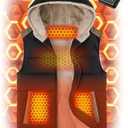 MNZZ Graphene Heated Vest for Women 7.4V Fast Charge Large Capacity Battery XL