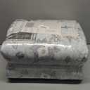 Boho Washable Area Rug 5x7, Spill-Proof Surface, Non-Slip Backin,Low Pile Faux Wool Large Printed Rugs for Living Room,Bedroom, Dining Room, Kitchen Floor, Small Office(Cyan, 5x7)