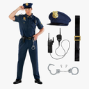 Morph Police Costume Men, Cop Outfit Men, Police Costume Adult, Halloween Costumes For Adults, Size L