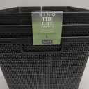 Bino The Jute Storage Baskets Large Black Pack of Three