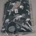 Bindefon Christmas Jean Jacket Men Trucker Unlined Coats Xmas Printed Tops Stocking Stuffers for Man (Medium)