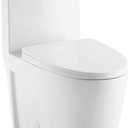 St. Tropez One Piece Elongated Toilet Right Side Flush 1.28 gpf