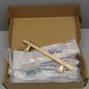 10 Pack Brushed Gold Cabinet Pulls 5 Inch(128mm) Kitchen Cupboard Handles Drawer Pulls (5" Hole Center)