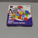 hahaland Baby Books 0-6 Months - 2PCS Infant Toys 0-6m Tummy Time Babies Toy Newborn Toys High Contrast Visual Development Sensory Book Baby Girl Boy Shower Birthday Easter Basket Stuffers