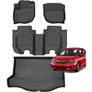 Floor Mats for Honda Fit 2014-2020 All Weather Car Mats