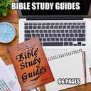 66-Page Bible Study Guide, Daily Bible Study, A Yearlong Bibles Studys Plan for Women-Daily Scripture Quotes, Christian Gift, Religious Faith-Based Notebook for Prayer Reflections