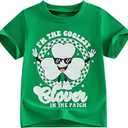 Toddler Baby St Patricks Day Shirt Short Sleeve Boys Girls Irish Tshirt 1-2Y, Green