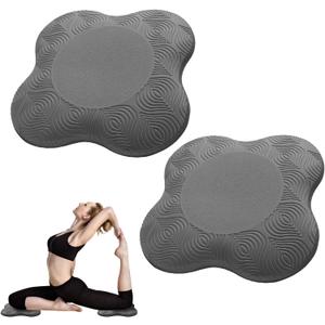 2 packs Yoga Knee Pad Mats Extra Thick for Knees Elbows Wrist Hands Head Foam Pilates Kneeling pad Yoga Knee Cushion Thick Exercise Pads for Knees Elbows Wrist Hands Head Foam Pilates Kneeling padSupport Foam Pads for Women and Men (grey)