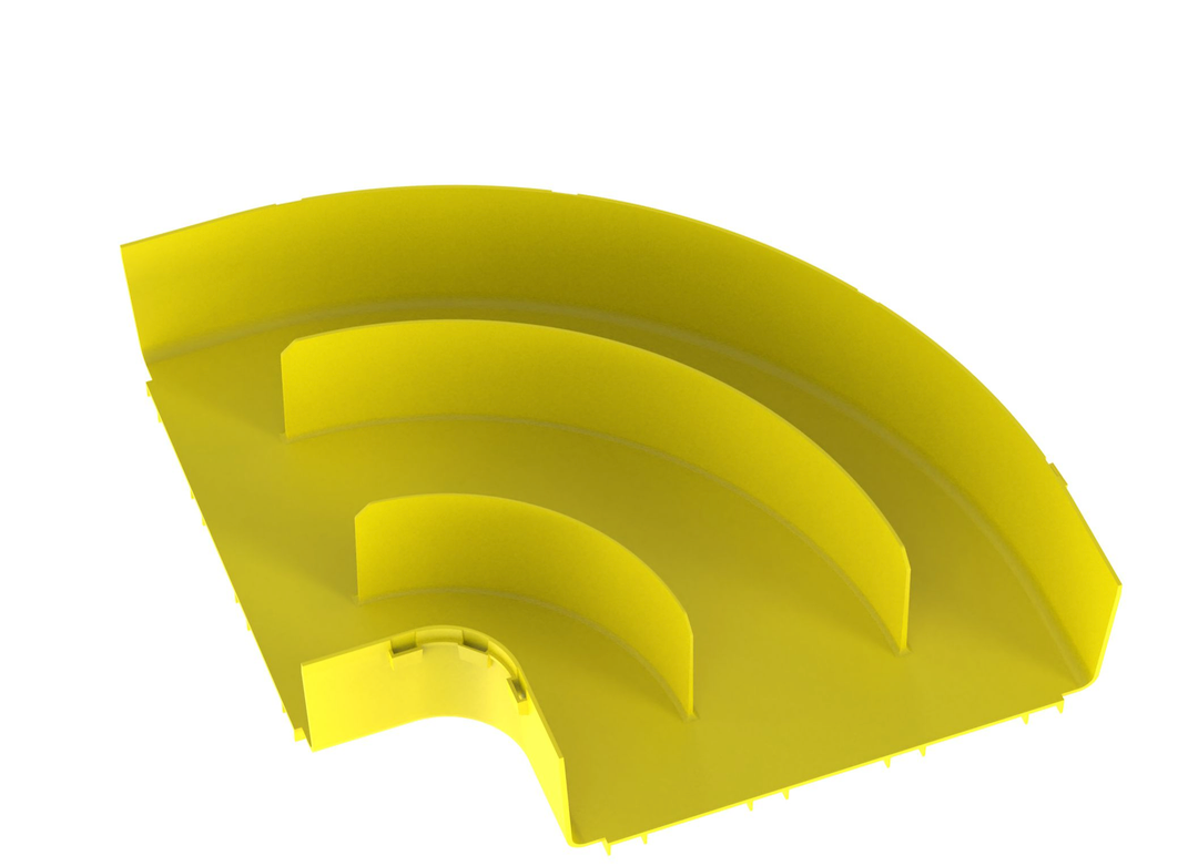 FiberRunner® Horizontal Right-Angle Fitting