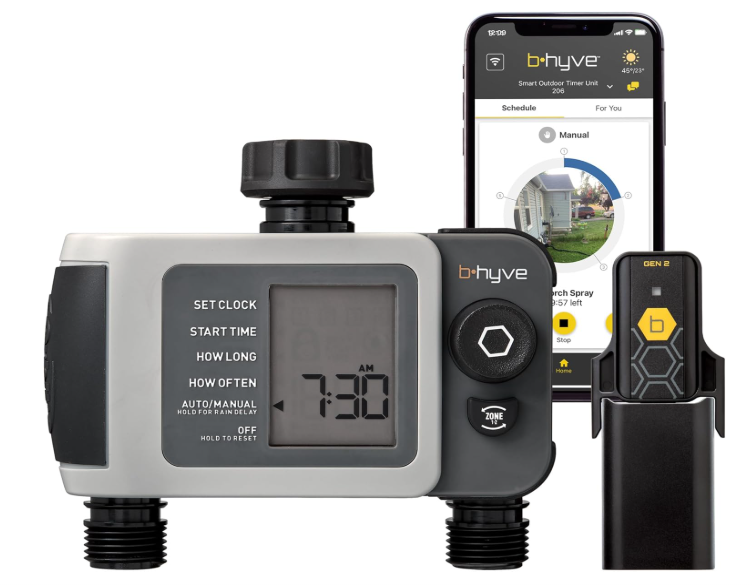 Orbit 24637 Bhyve XD 2Port Smart Hose Watering Timer with WiFi Hub